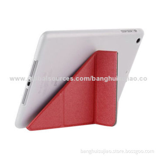 Transformer Style PU Leather Case for iPad Air, Factory Price, MOQ of 200 Pieces